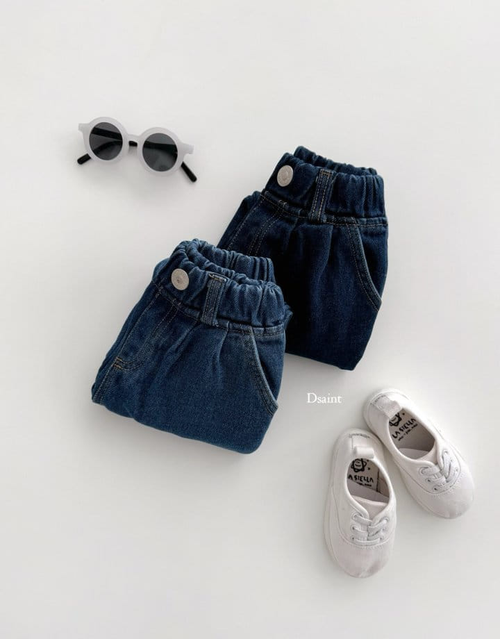 Dsaint - Korean Children Fashion - #Kfashion4kids - Special Baggy Jeans - 2