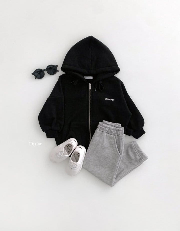 Dsaint - Korean Children Fashion - #Kfashion4kids - Hoody Zip-Up Top Bottom Set - 6