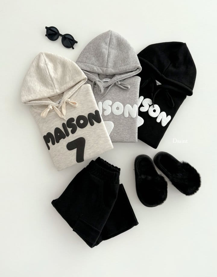 Dsaint - Korean Children Fashion - #childofig - Maison Fleece Hoody - 5