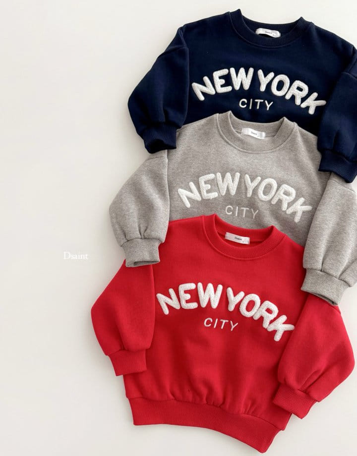 Dsaint - Korean Children Fashion - #childofig - Newyork City Bookle Fleece Sweatshirt