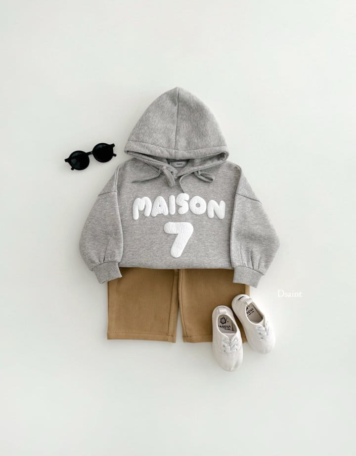 Dsaint - Korean Children Fashion - #designkidswear - Maison Fleece Hoody - 7