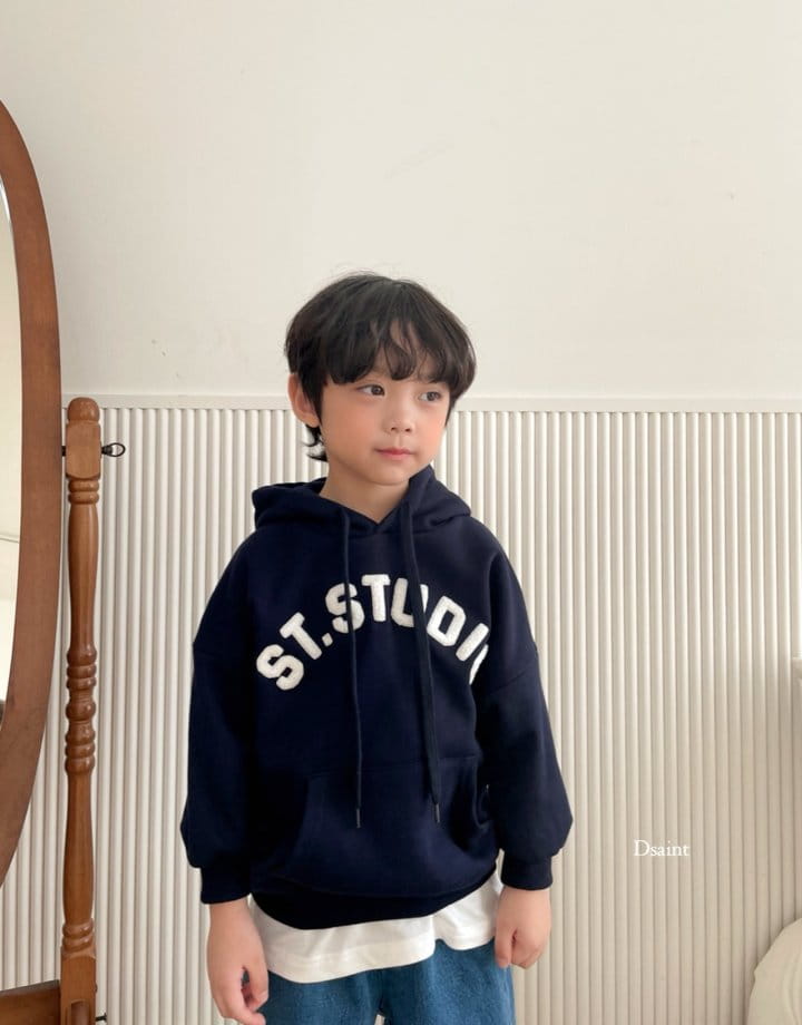 Dsaint - Korean Children Fashion - #designkidswear - Bookle Fleece Hoody - 7