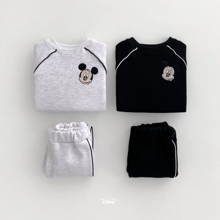 Dsaint - Korean Children Fashion - #designkidswear - Bbing Line Fleece Top Bottom Set