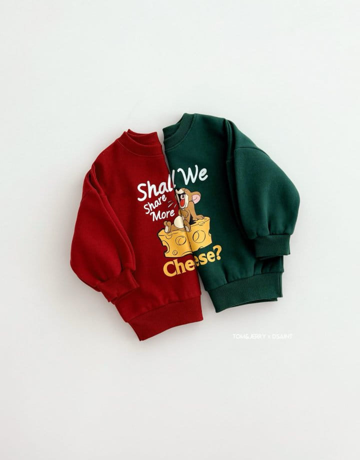 Dsaint - Korean Children Fashion - #discoveringself - Cheese Jerry Sweatshirt