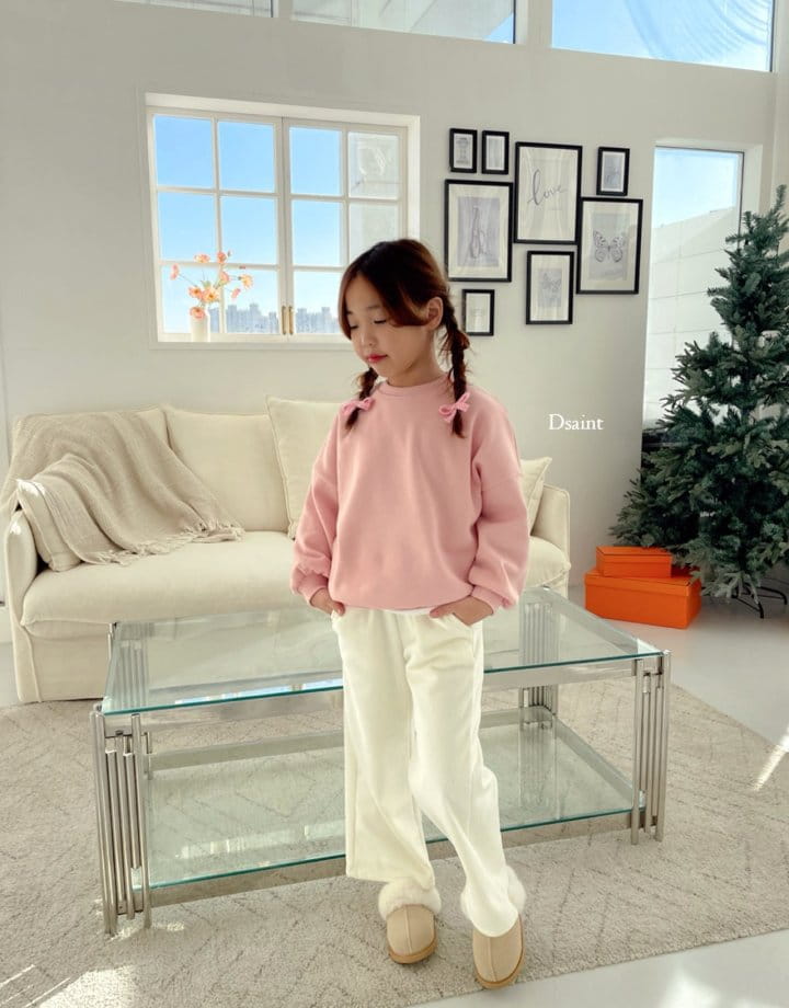 Dsaint - Korean Children Fashion - #fashionkids - Mink Rib Wide Pants - 8