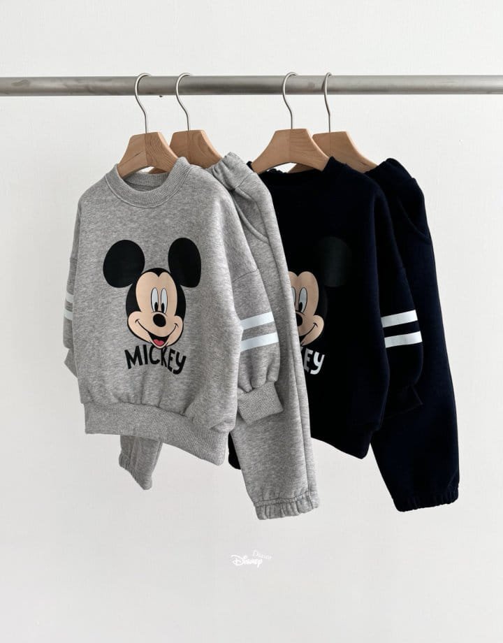 Dsaint - Korean Children Fashion - #fashionkids - Two Line M Top Bottom Set