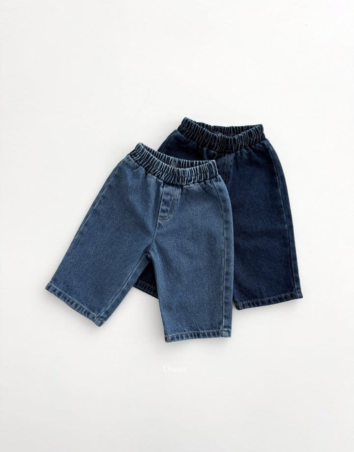 Dsaint - Korean Children Fashion - #kidsshorts - Pocket Jeans Baggy Pants