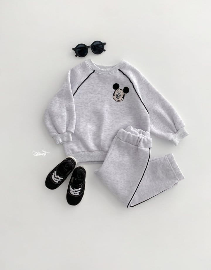 Dsaint - Korean Children Fashion - #fashionkids - Bbing Line Fleece Top Bottom Set - 4