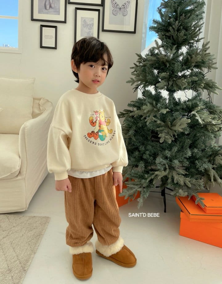 Dsaint - Korean Children Fashion - #littlefashionista - Big Rib Fluffy Pants - 7