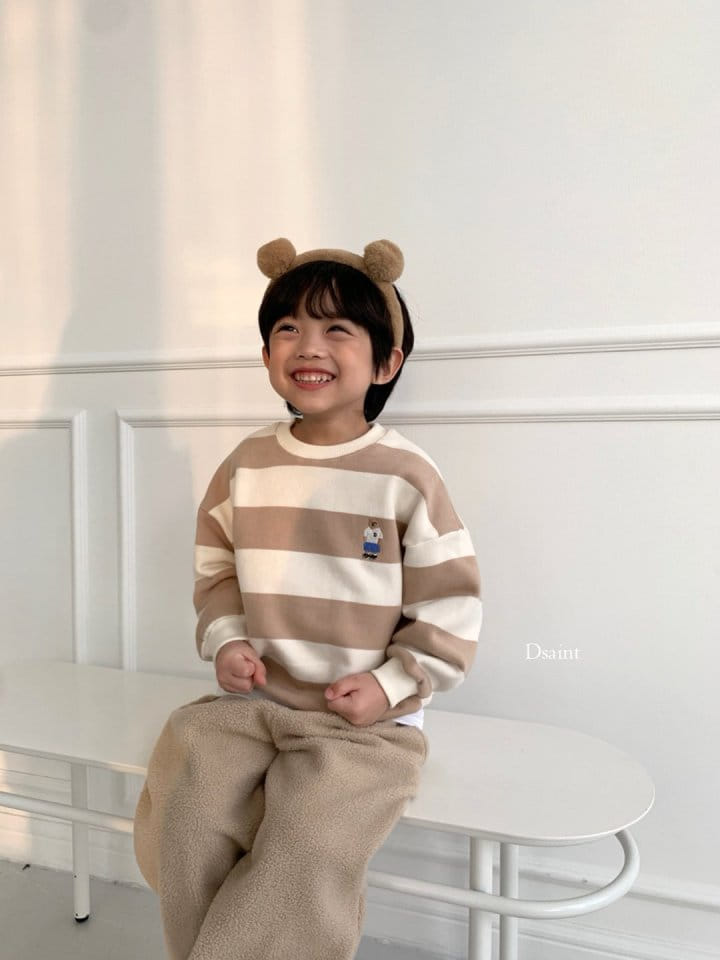 Dsaint - Korean Children Fashion - #littlefashionista - Big Bear Fleece Sweatshirt - 9