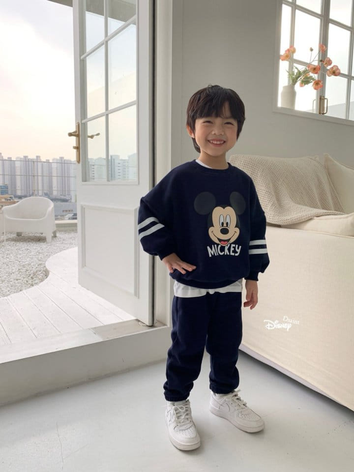 Dsaint - Korean Children Fashion - #littlefashionista - Two Line M Top Bottom Set - 6