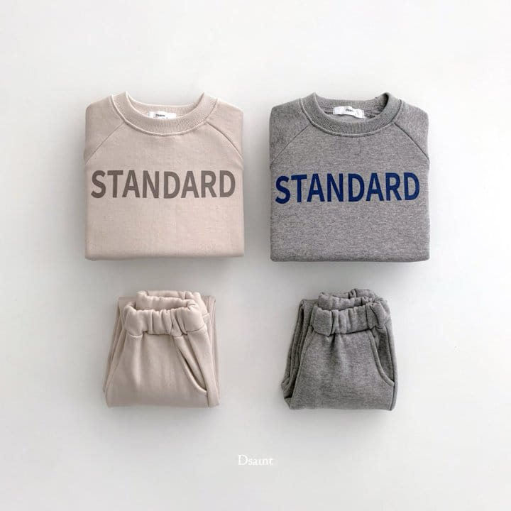 Dsaint - Korean Children Fashion - #littlefashionista - Standard Raglan Fleece Top Bottom Set