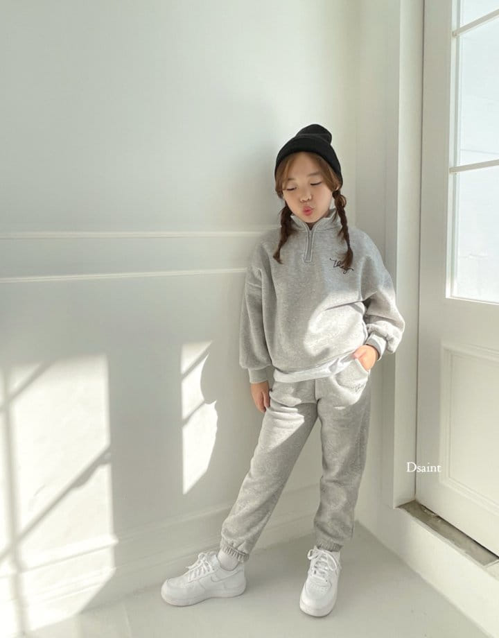 Dsaint - Korean Children Fashion - #magicofchildhood - They Anorak Fleece Top Bottom Set - 9