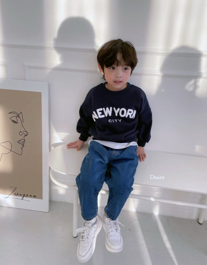 Dsaint - Korean Children Fashion - #magicofchildhood - Newyork City Bookle Fleece Sweatshirt - 12