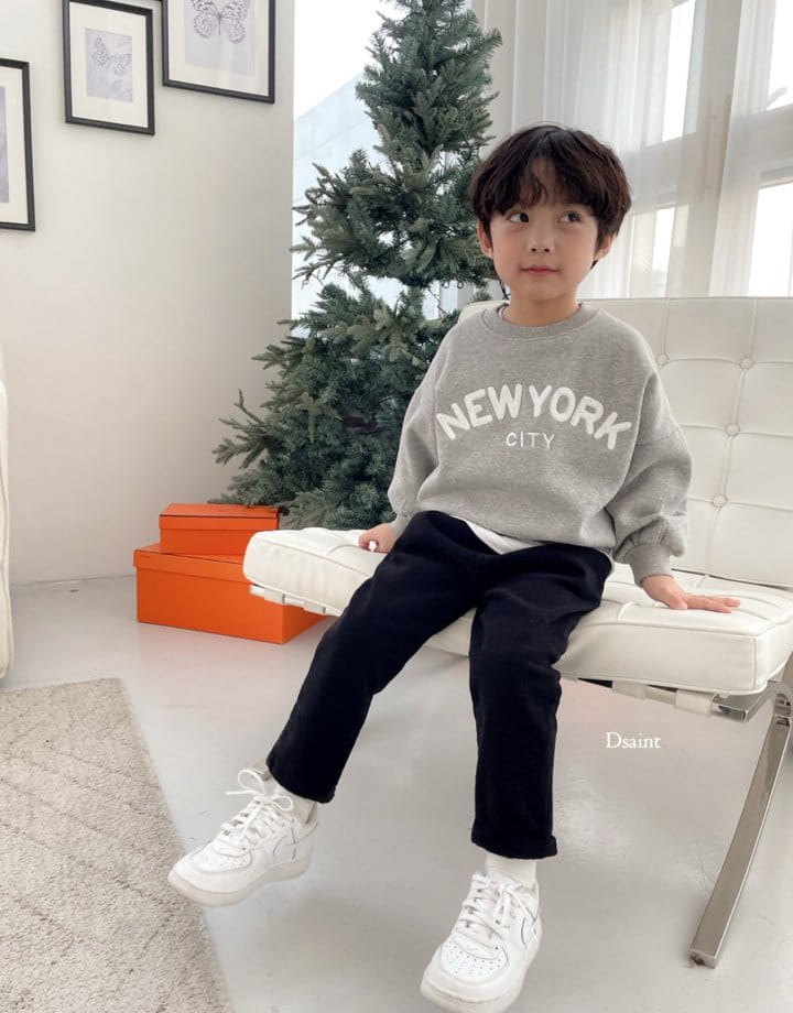 Dsaint - Korean Children Fashion - #magicofchildhood - Span C Fleece Baggy Pants - 11