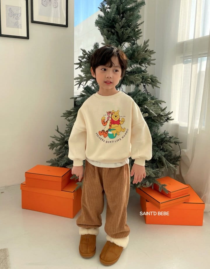 Dsaint - Korean Children Fashion - #magicofchildhood - Big Rib Fluffy Pants - 8