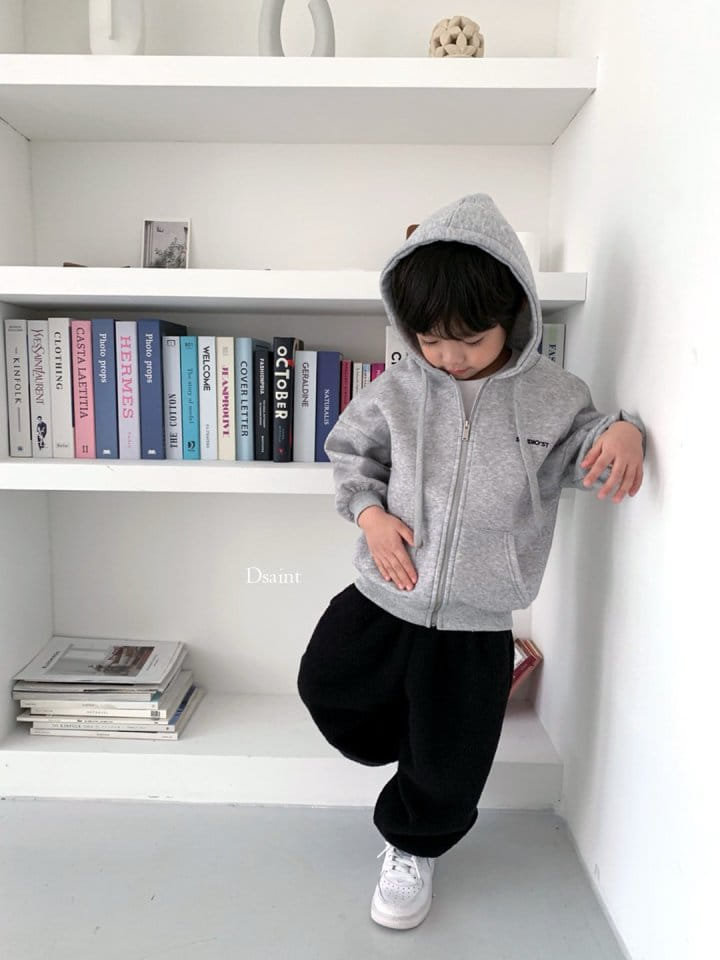 Dsaint - Korean Children Fashion - #magicofchildhood - Hoody Zip-Up Top Bottom Set - 8