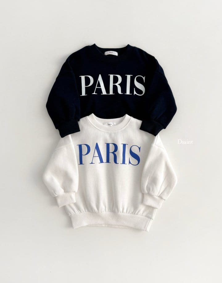 Dsaint - Korean Children Fashion - #minifashionista - Paris Sweatshirt - 2