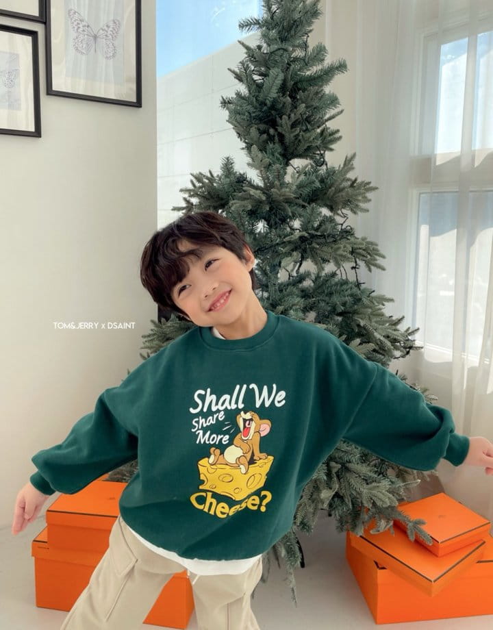 Dsaint - Korean Children Fashion - #minifashionista - Cheese Jerry Sweatshirt - 9