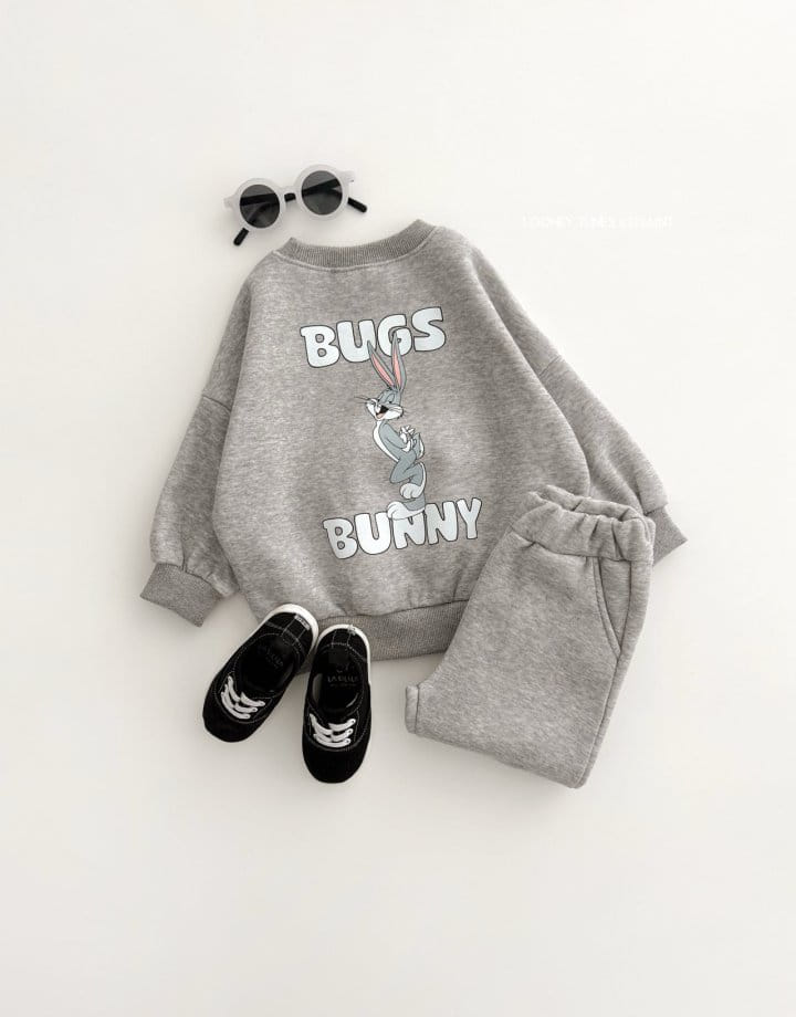 Dsaint - Korean Children Fashion - #todddlerfashion - Box Bunny Fleece Top Bottom Set  - 9