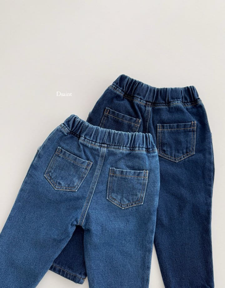 Dsaint - Korean Children Fashion - #todddlerfashion - Special Baggy Jeans - 7