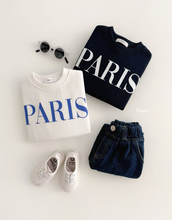 Dsaint - Korean Children Fashion - #toddlerclothing - Paris Sweatshirt - 5