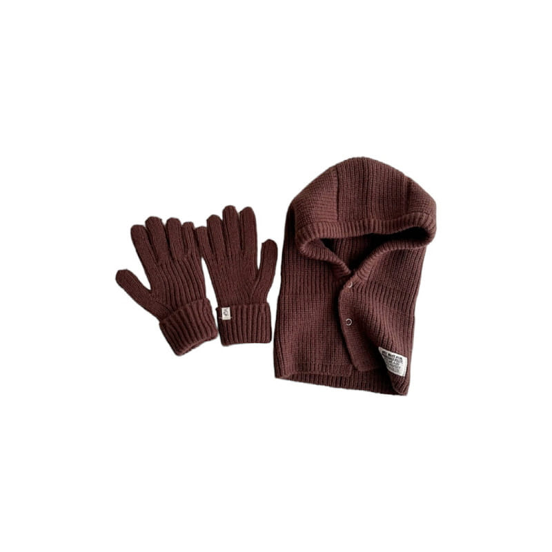 Dudie - Korean Children Fashion - #Kfashion4kids - Baraclava Gloves Set - 9