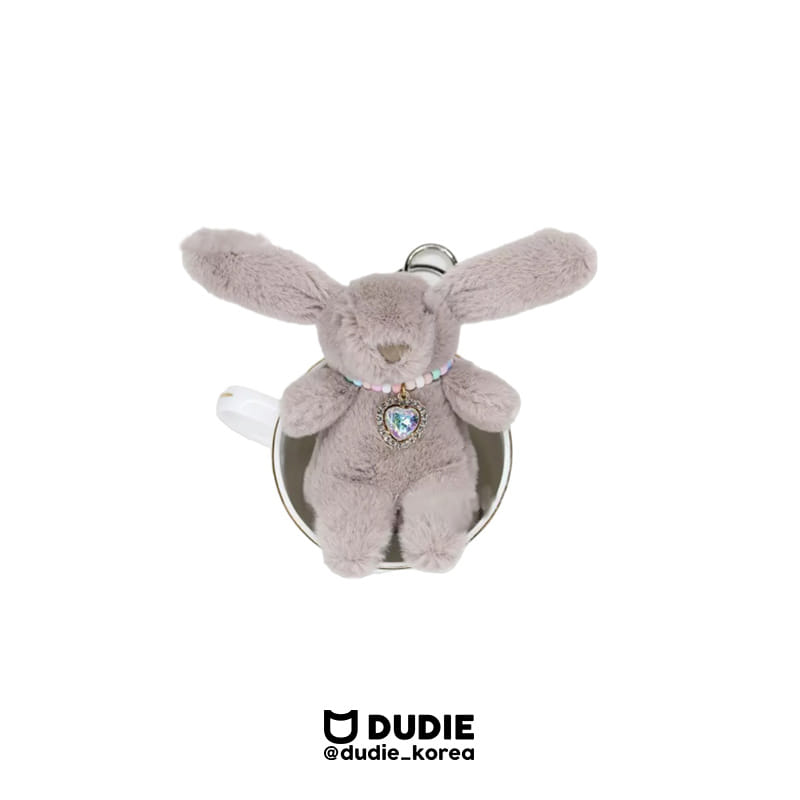 Dudie - Korean Children Fashion - #childofig - Big Rabbit Key Ring - 2