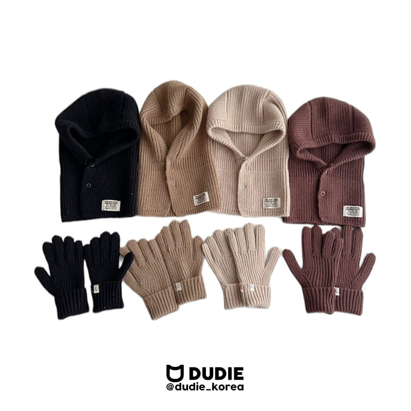 Dudie - Korean Children Fashion - #childofig - Baraclava Gloves Set