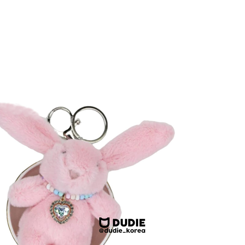 Dudie - Korean Children Fashion - #childrensboutique - Big Rabbit Key Ring - 3