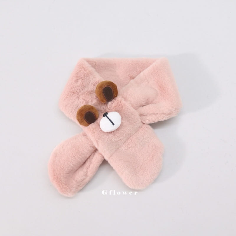 G Flower - Korean Baby Fashion - #babylifestyle - Fluffy Bear Nose Muffler - 5