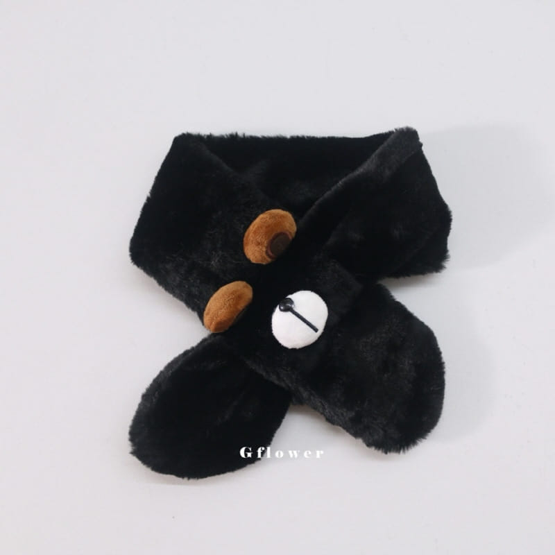 G Flower - Korean Baby Fashion - #babyoninstagram - Fluffy Bear Nose Muffler - 6