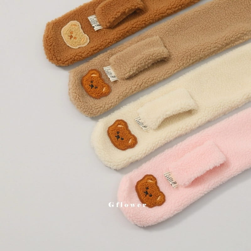 G Flower - Korean Baby Fashion - #babylifestyle - Bear Bboggle Muffler - 4