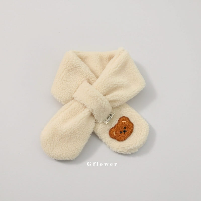 G Flower - Korean Baby Fashion - #babyoutfit - Bear Bboggle Muffler - 6