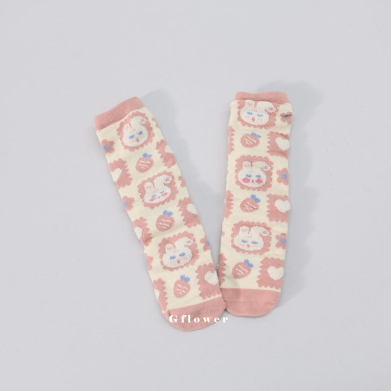 G Flower - Korean Baby Fashion - #babyootd - Sleep Rabbit Knee Socks - 4