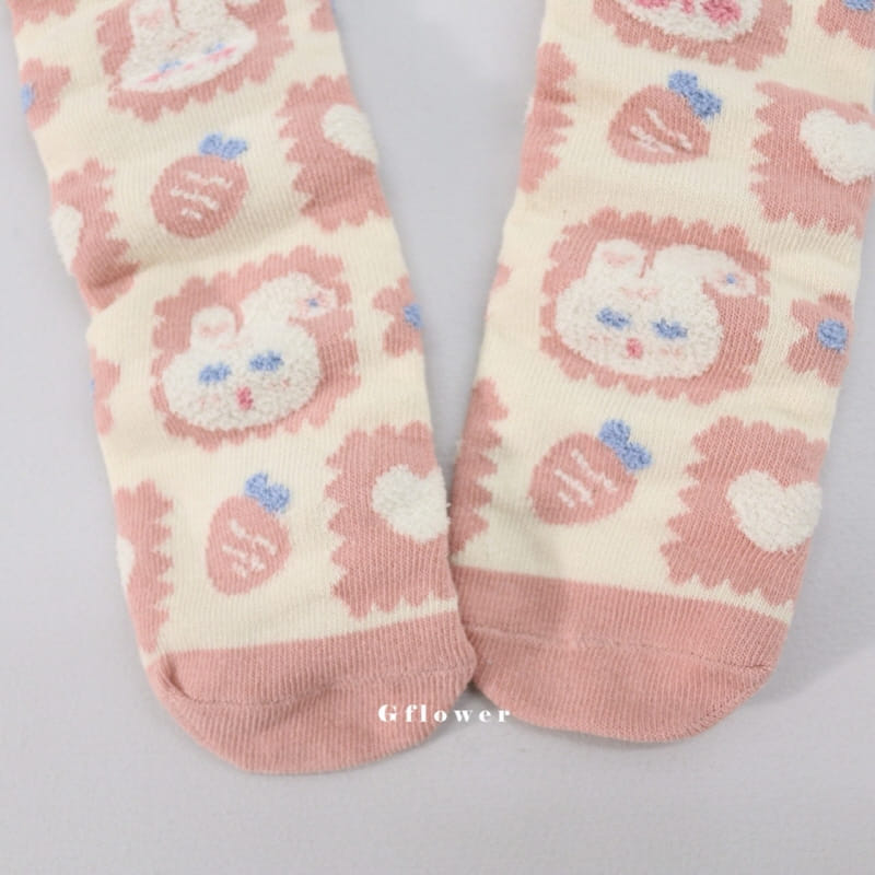 G Flower - Korean Baby Fashion - #babyoutfit - Sleep Rabbit Knee Socks - 5