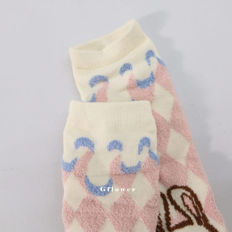 G Flower - Korean Baby Fashion - #babywear - Sleep Rabbit Knee Socks - 6