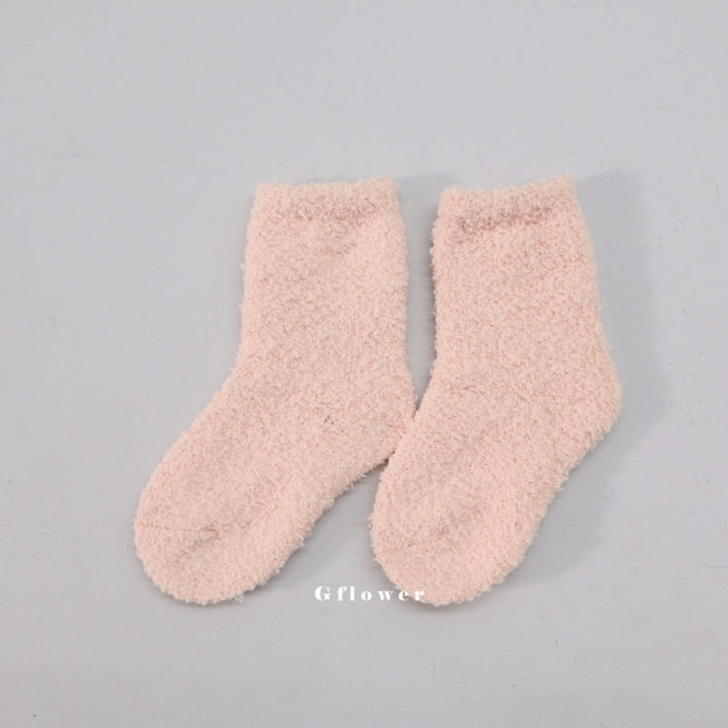 G Flower - Korean Baby Fashion - #babywear - Sleep Pink Socks Set - 5