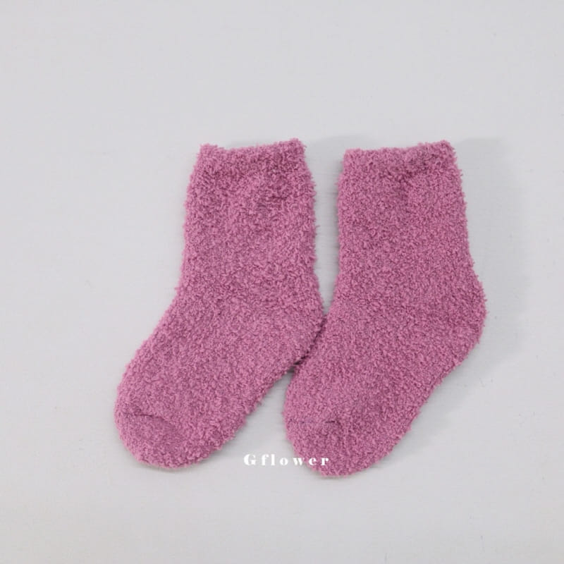 G Flower - Korean Baby Fashion - #onlinebabyboutique - Sleep Pink Socks Set - 6