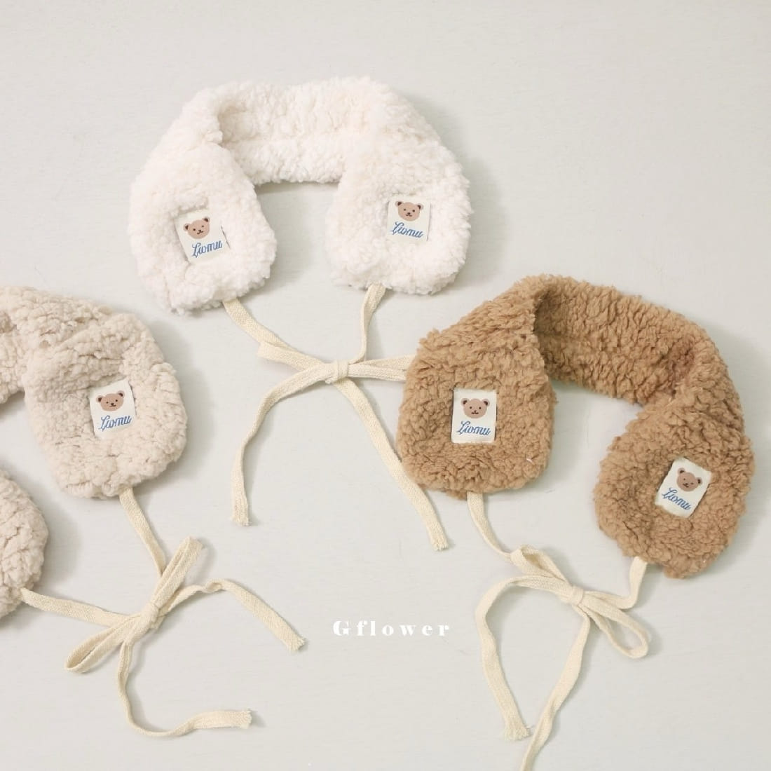 G Flower - Korean Baby Fashion - #smilingbaby - Fluffy Ear Muffler - 2