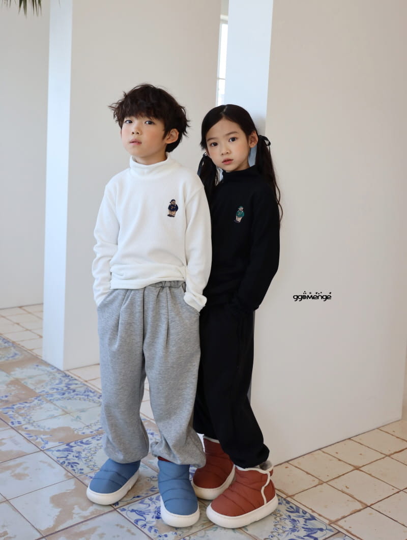 Ggomenge - Korean Children Fashion - #kidzfashiontrend -  Mink Pleated Pants - 9