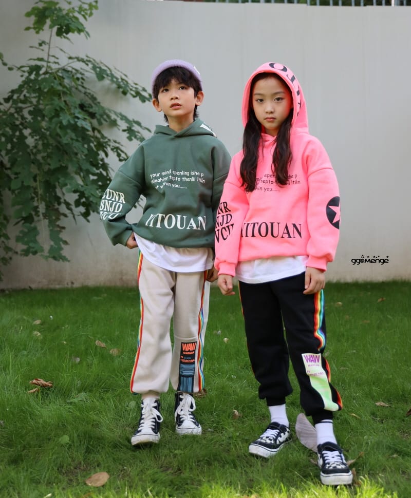 Ggomenge - Korean Children Fashion - #magicofchildhood - U IN  Hoody Tee - 6