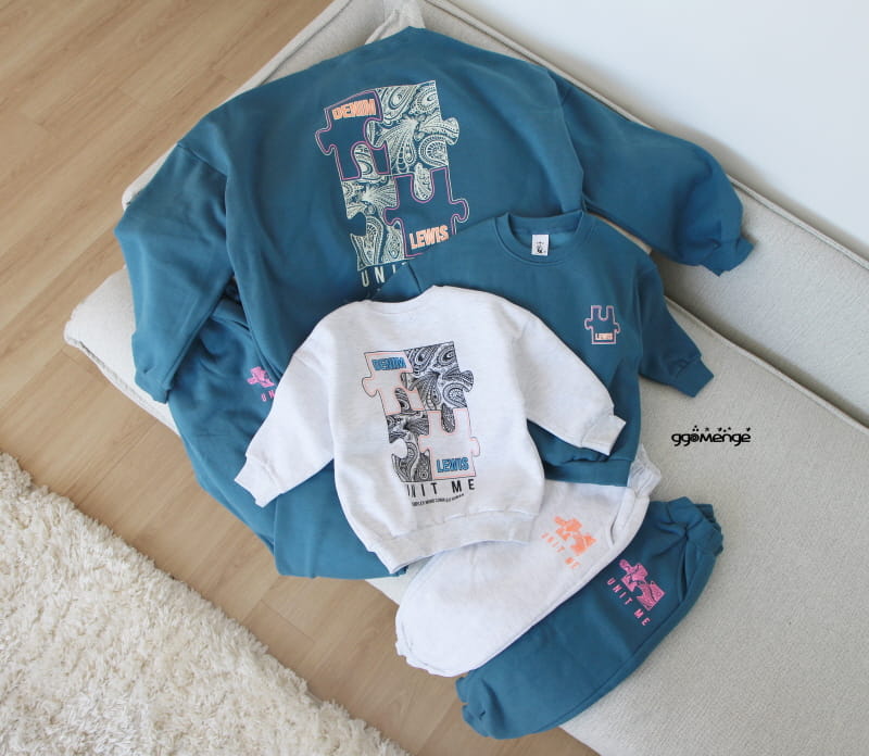 Ggomenge - Korean Children Fashion - #minifashionista - Luis Top Bottom Set