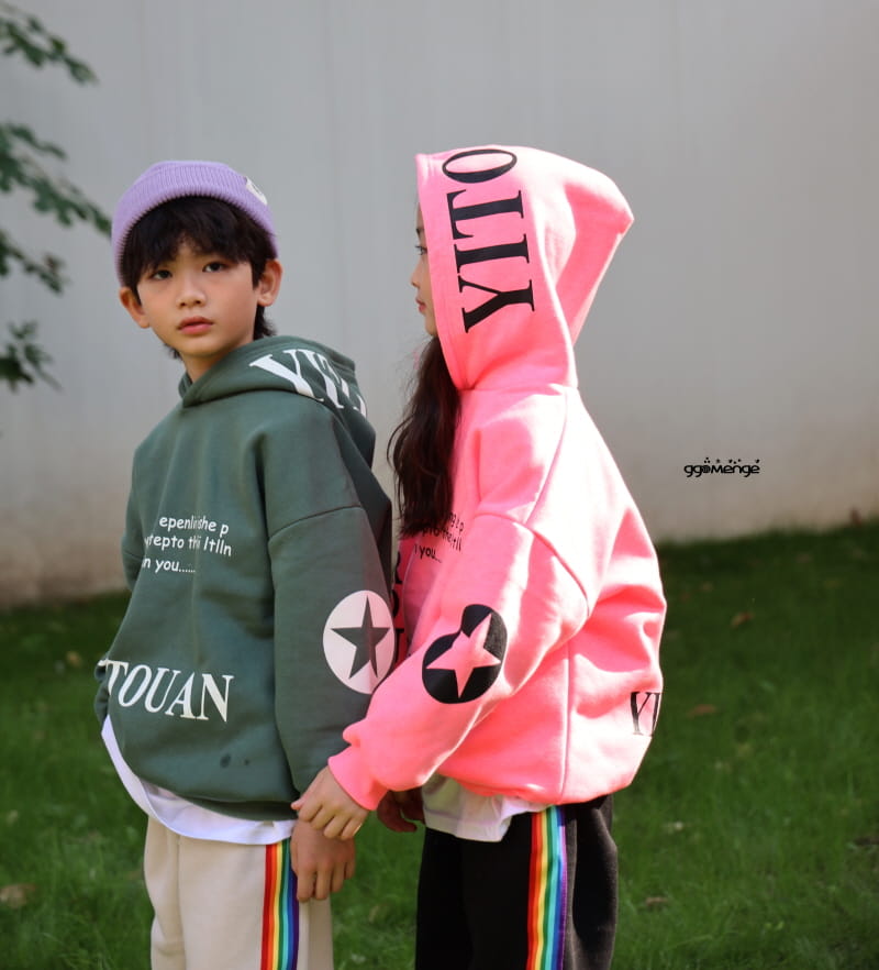 Ggomenge - Korean Children Fashion - #minifashionista - U IN  Hoody Tee - 7