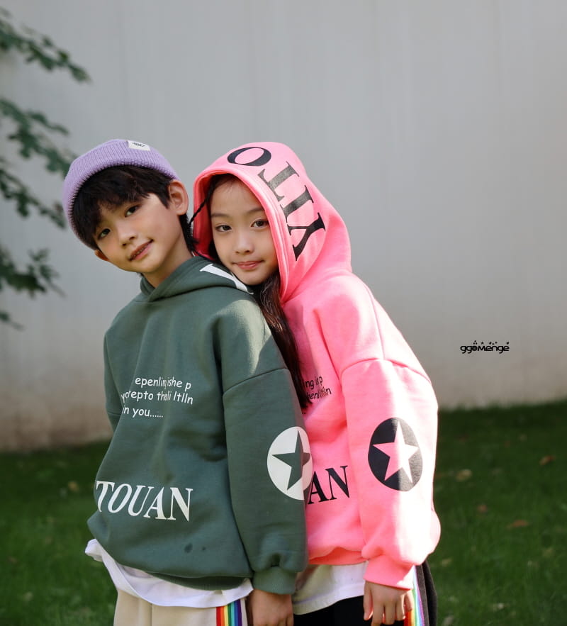 Ggomenge - Korean Children Fashion - #prettylittlegirls - U IN  Hoody Tee - 8