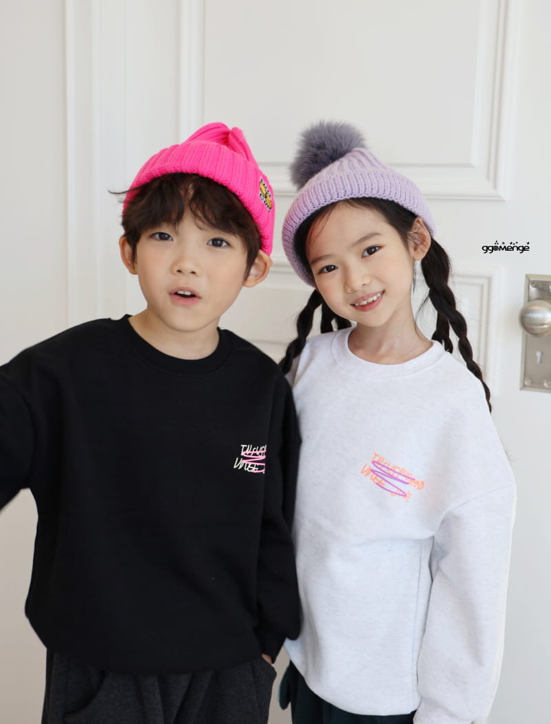 Ggomenge - Korean Children Fashion - #todddlerfashion - Number Fleece Sweatshirt - 11