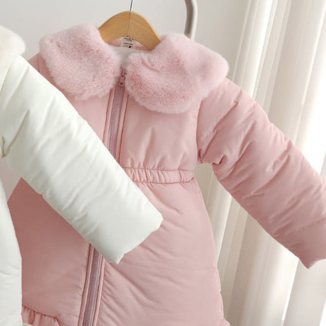 Joy ello - Korean Children Fashion - #childrensboutique - Mink Frill Padding - 2