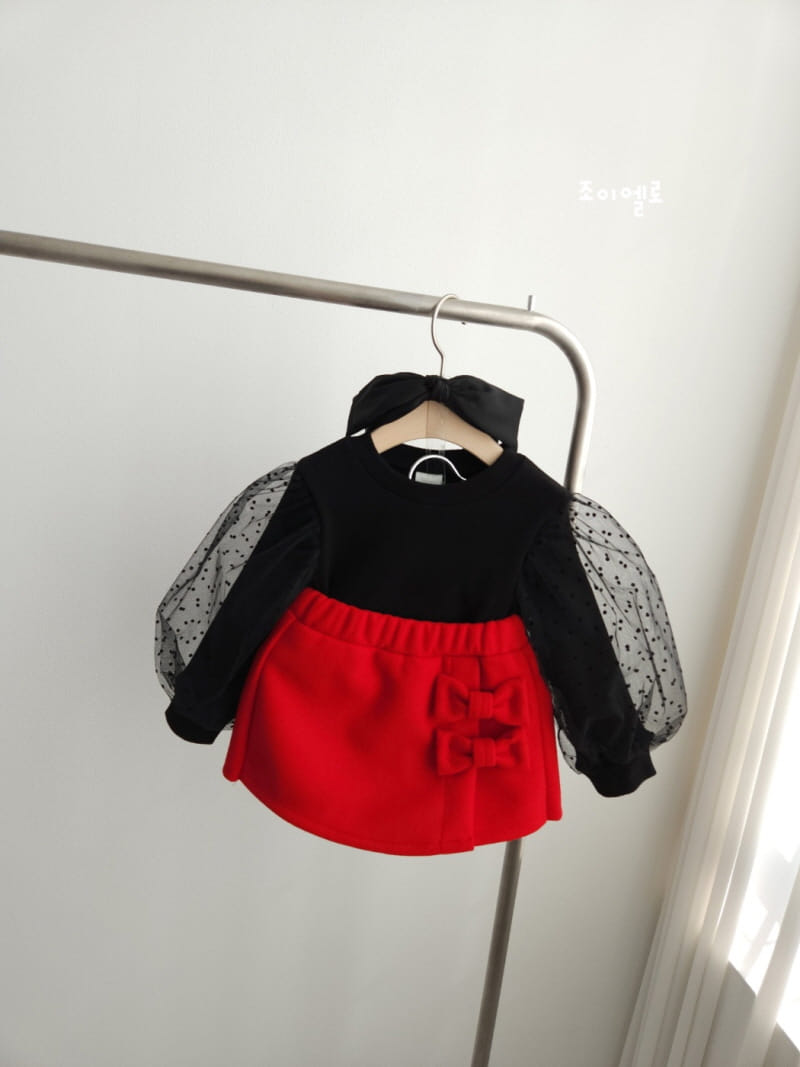 Joy ello - Korean Children Fashion - #discoveringself - Ribbon W Wrap Skirt - 2