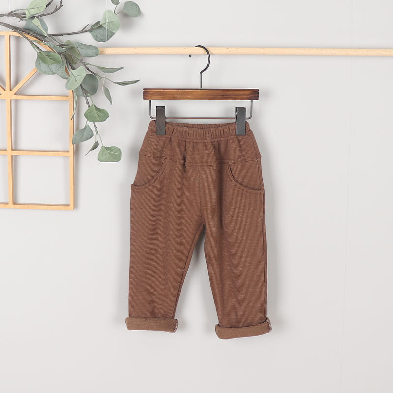 Kingboy - Korean Children Fashion - #childofig - Rib Fleece Pants - 9