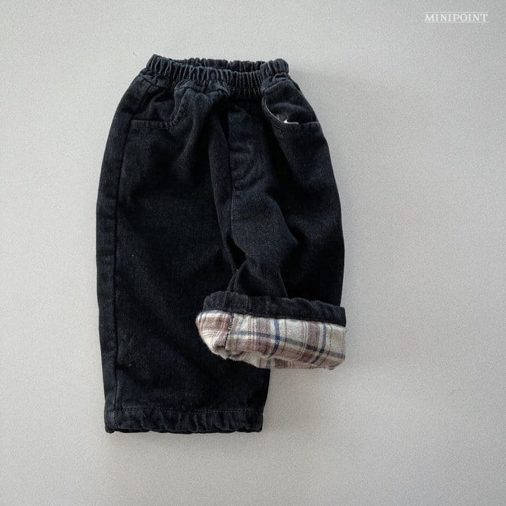 Minipoint - Korean Children Fashion - #fashionkids - Hidden Check Pants - 2